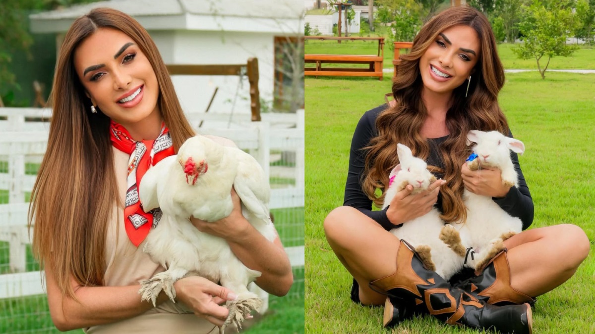 Nicole Bahls revela que se sustenta com vendas de ovos e leite após investir em fazenda
