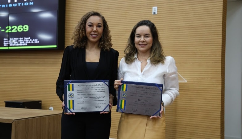 Procuradora e Promotora do MPRO são homenageadas em sessão solene da Alero