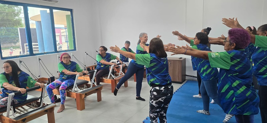 Vila Olímpica conta com novo estúdio de Pilates que atenderá público da pessoa idosa
