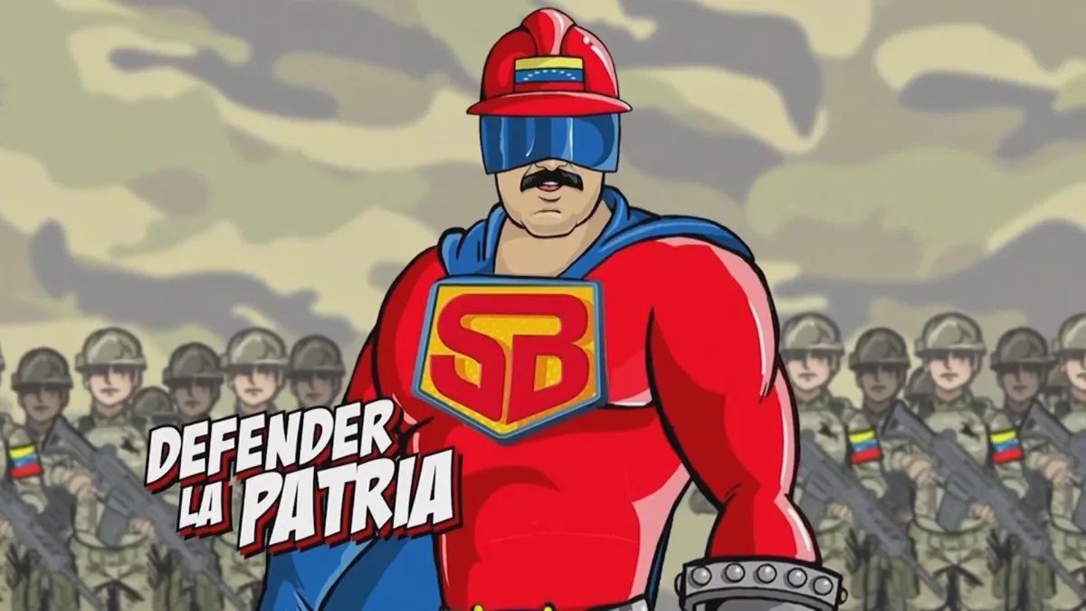 Venezuela usa super-herói em campanha contra Estados Unidos: "Super Bigode"