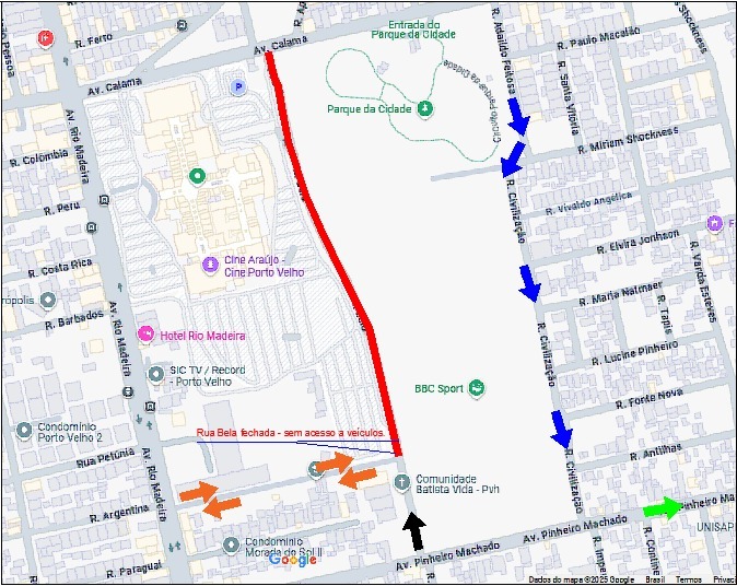 Trânsito muda no entorno do Parque da Cidade durante o Natal, confira
