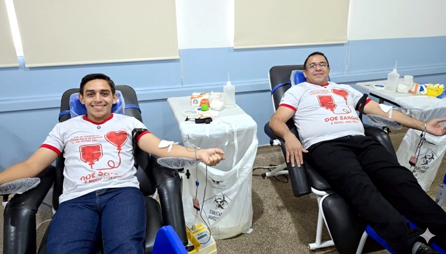 Coleta Itinerante reúne 198 voluntários durante doação de sangue em São Miguel do Guaporé
