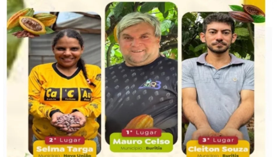 Municípios de Buritis e Nova União vencem o Concacau 2025 como melhor cacau Rondoniense