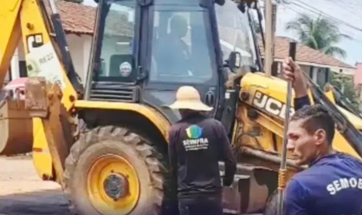 Vereador Júnior Queiroz intervém e Rua Andreia recebe recuperação da Seinfra