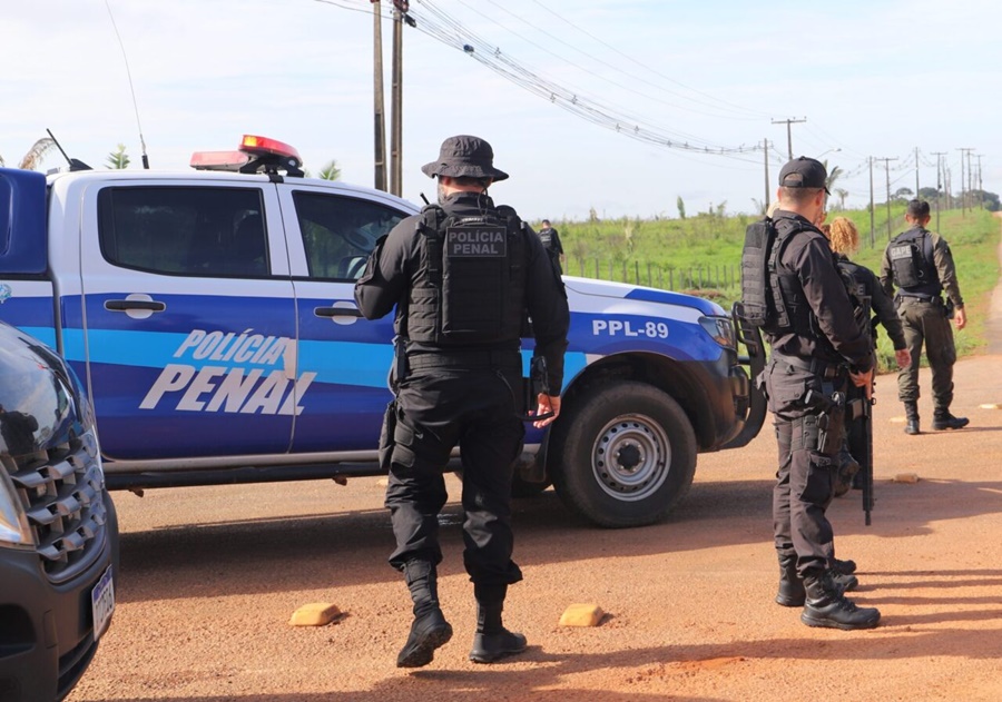 Polícia Penal frustra tentativa de fuga de presos durante banho de sol em Porto Velho