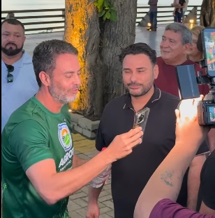 Prefeito e vereador trocam farpas em transmissão ao vivo no Complexo Madeira-Mamoré
