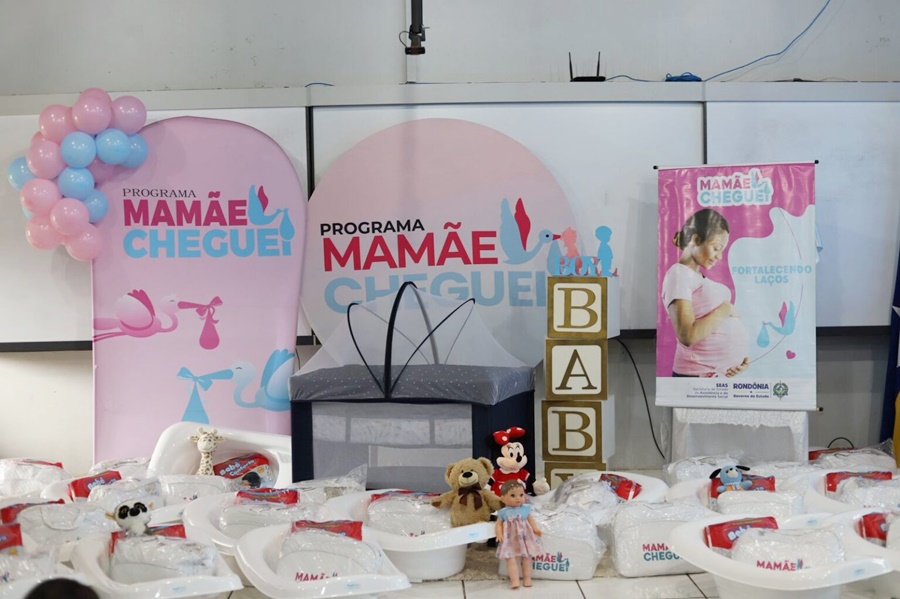 Mais de 50 mães foram contempladas com kits do programa Mamãe Cheguei, em Ji-Paraná