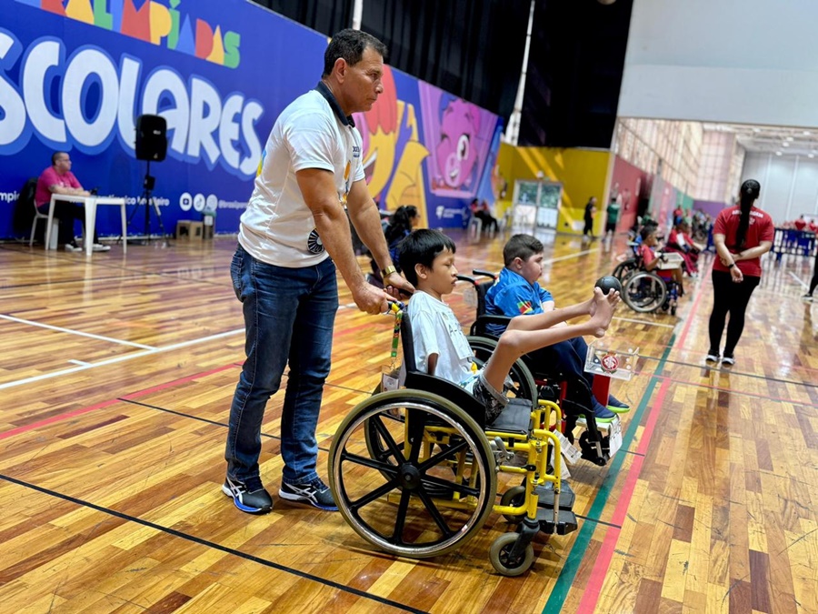 Com recorde de atletas, bocha adaptada de RO encerra em alta, 2º bloco das Paralimpíadas Escolares