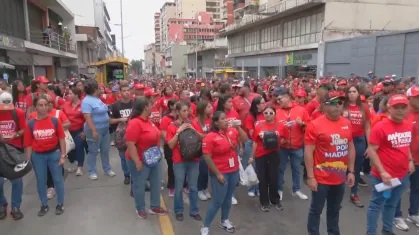 Apoiadores de Maduro vão para as ruas e viram piada nas redes: "Querem passar fome"