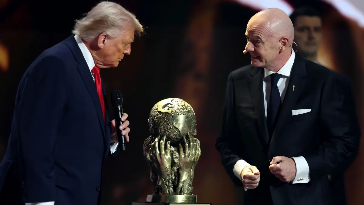 Fifa entrega o Prêmio da Paz ao Presidente dos Estados Unidos, Donald Trump
