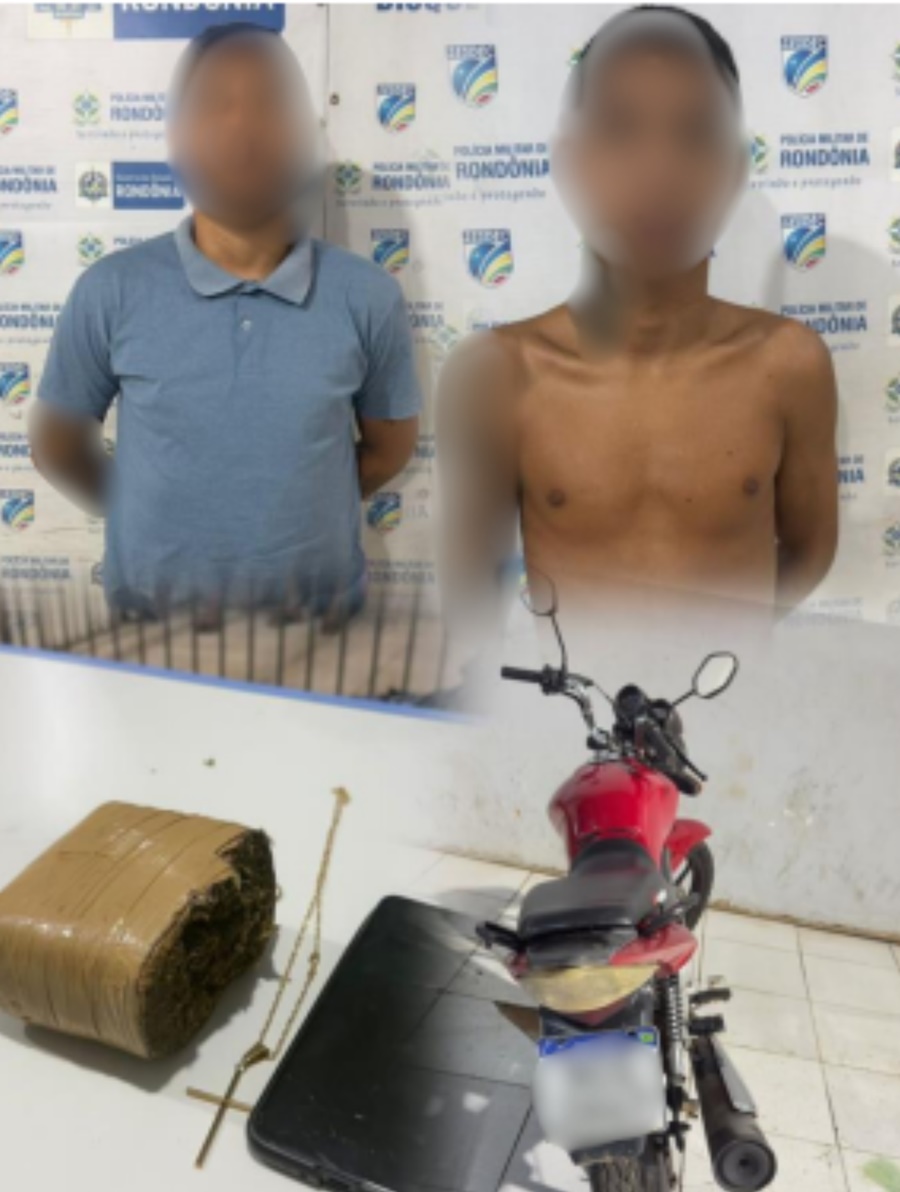Suspeito é preso com maconha durante patrulhamento da Polícia Militar em Porto Velho