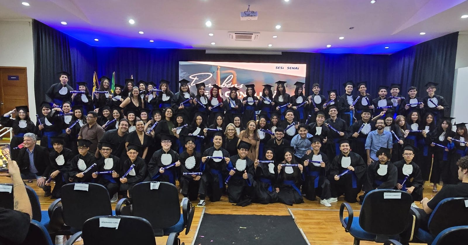 Noite festiva marca formatura do Ensino Médio do SESI de Porto Velho
