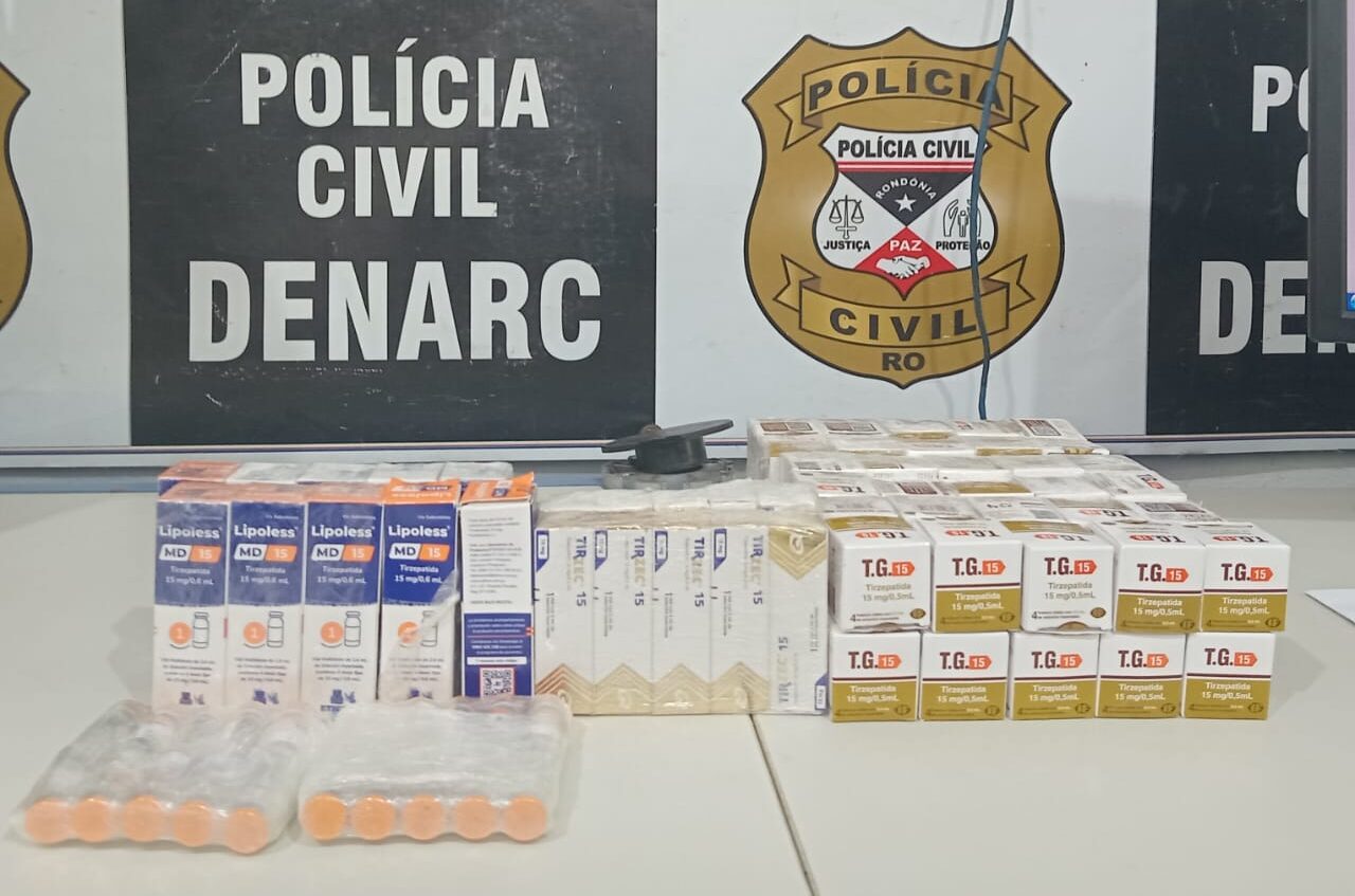Polícia Civil apreende canetas emagrecedoras em transportadora na capital
