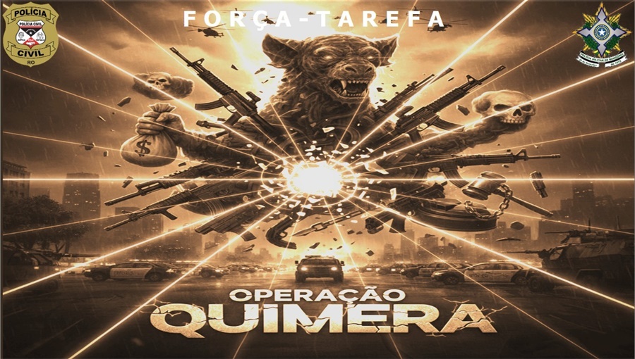 Forças de segurança deflagram operação Quimera contra Comando Vermelho em RO