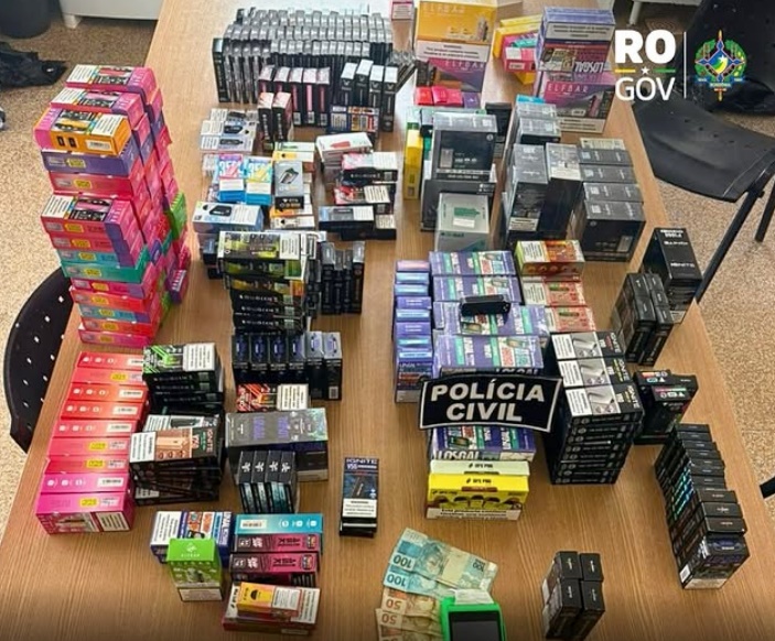 PC/RO apreende mais de 500 dispositivos eletrônicos durante operação  