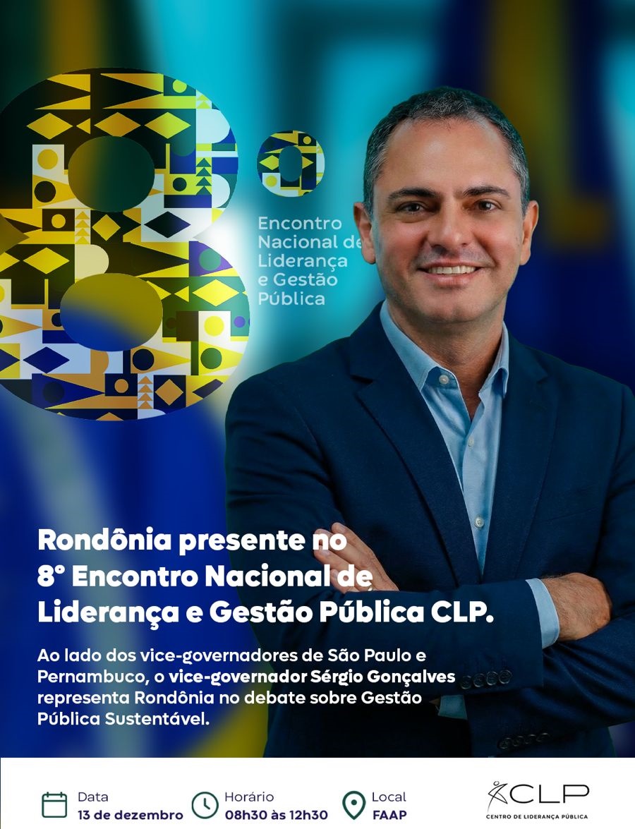 Vice-governador participa de encontro nacional e destaca RO em debate sobre gestão pública 