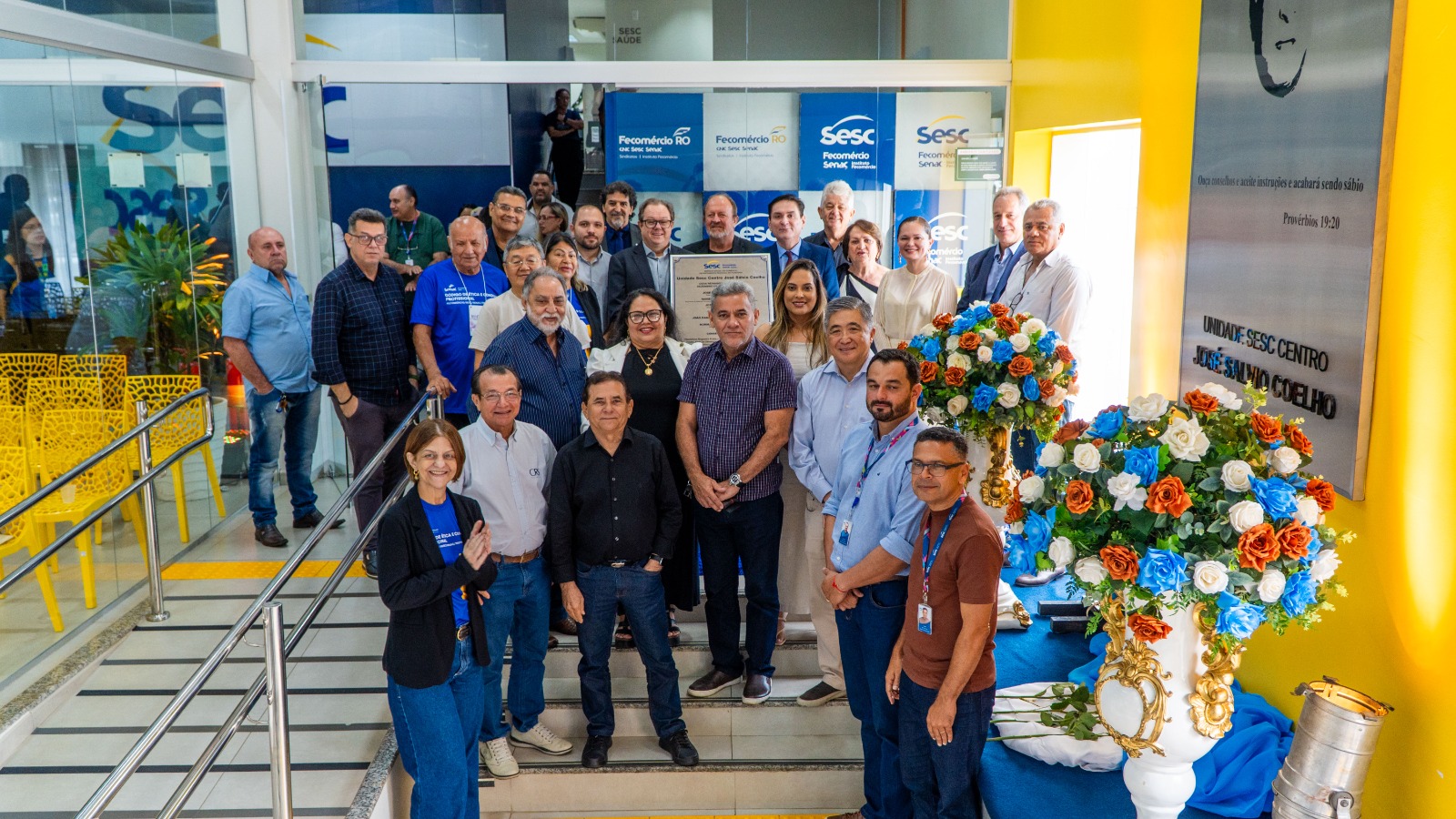 Sesc Centro é reinaugurado em Porto Velho com homenagem emocionante a José Sálvio Coelho