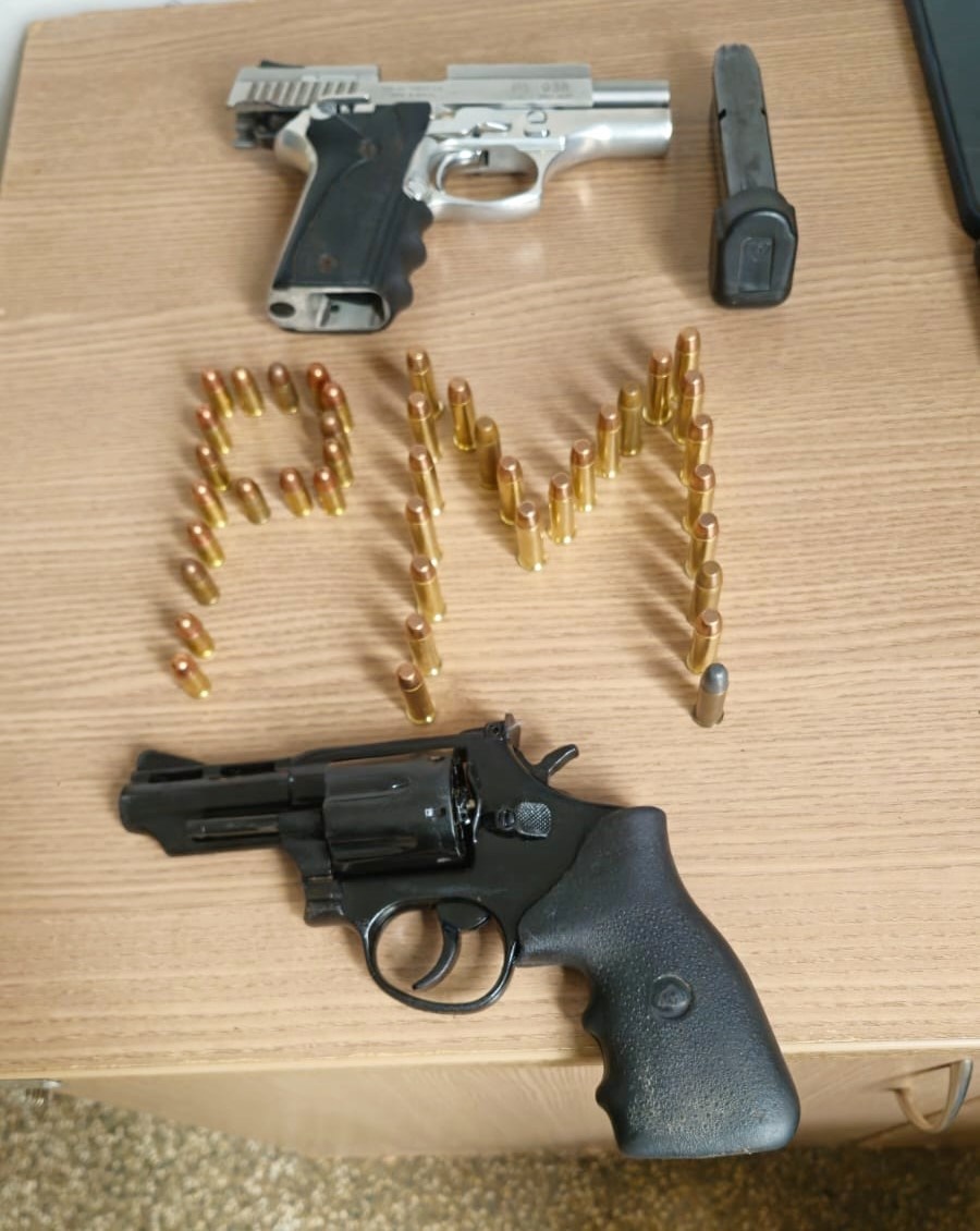 PM apreende armas de fogo durante patrulhamento preventivo em Cujubim