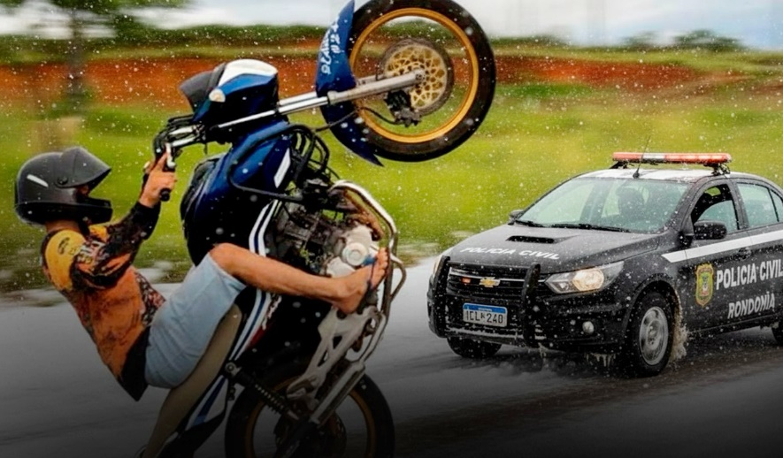 Polícia Civil coíbe manobras perigosas e disputas ilegais de veículos em Cacoal