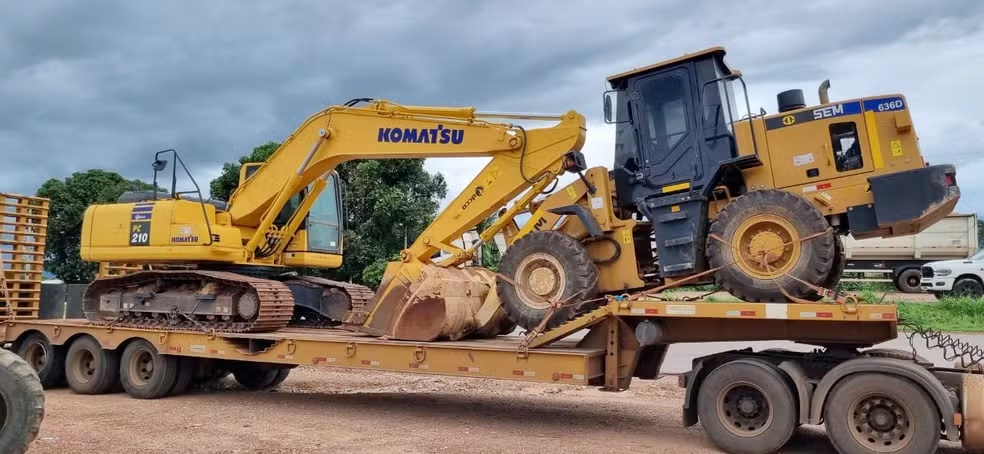 Máquinas milionárias furtadas em Goiás são encontradas espalhadas por cidades de Rondônia