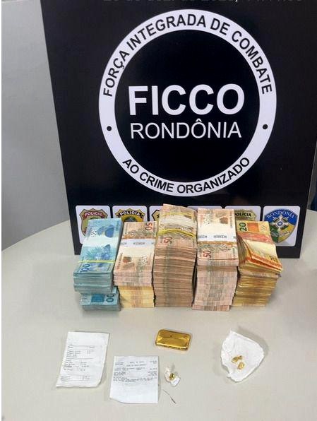 Homem é preso com R$ 245 mil e barra de ouro durante ação da FICCO/RO