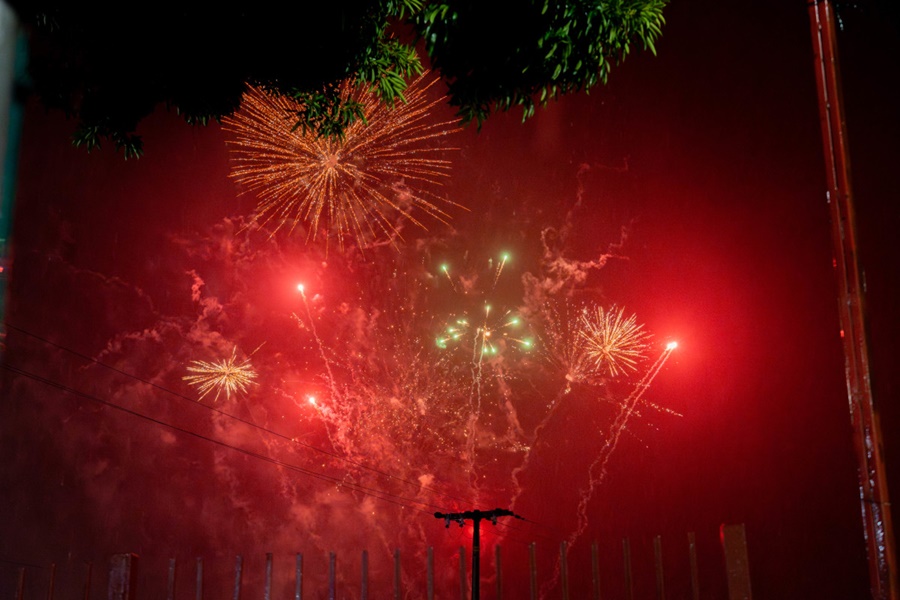 Queima de fogos de oito minutos marcará a virada em Porto Velho
