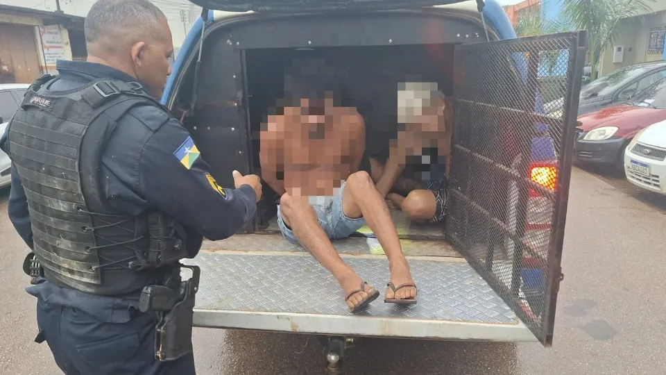 Polícia Militar fecha ponto de tráfico e prende três suspeitos na zona Norte de Porto Velho