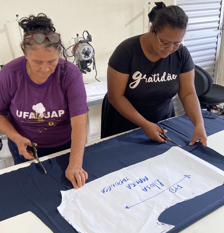 Programa Casa da Comunidade leva curso de corte e costura para o distrito de Nova Mutum Paraná