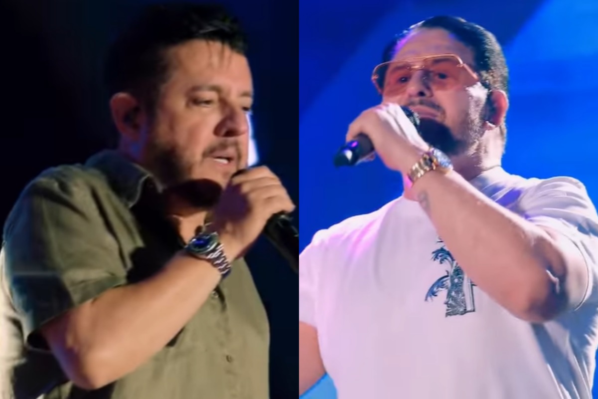 Bruno “desmente” Marrone durante show em Manaus: "Está aprendendo a mentir"