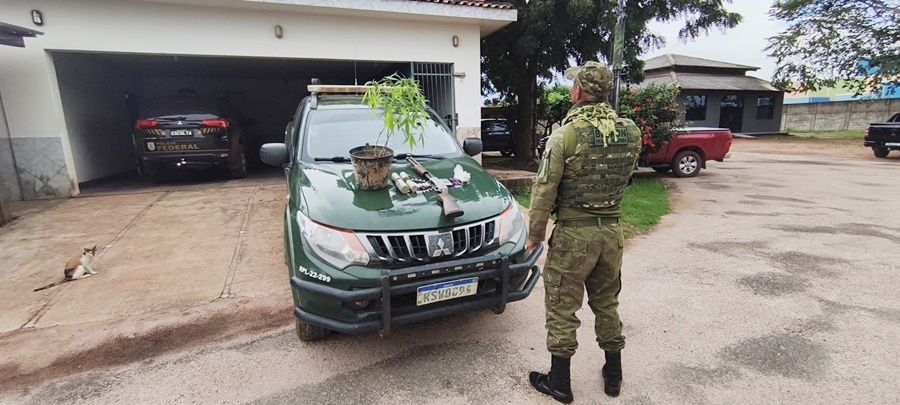 Operação Madeira-Mamoré resulta na apreensão de arma de guerra, granadas e drogas em Guajará-Mirim