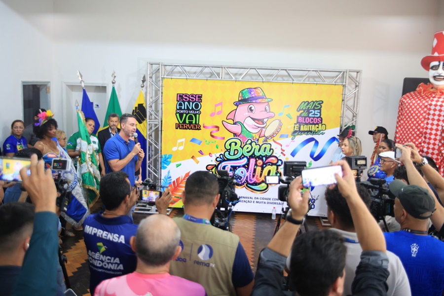 Programação oficial e identidade visual do Carnaval 2026 são apresentadas em Porto Velho