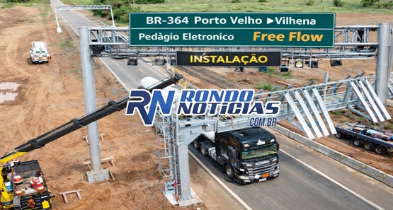 Pedágio eletrônico começa a operar na BR-364 a partir de segunda-feira (12/01)