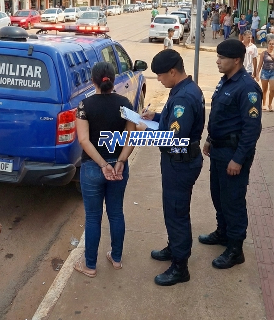 Polícia militar prende foragida da Justiça durante patrulhamento em RO