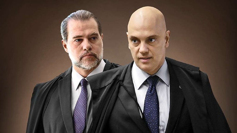 Moraes e Toffoli podem estar "enrolados" até o pescoço no caso Master; PF teme sabotagem
