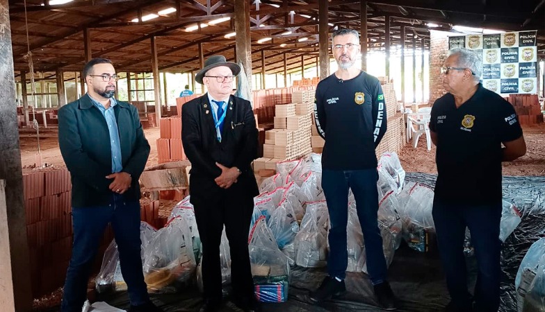 MPRO acompanha incineração de drogas em Porto Velho