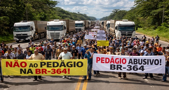 Pedágio na BR-364 empurra custo do frete e pesa no bolso do consumidor do Norte