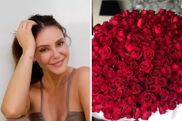 Separada, Paolla Oliveira recebe caminhão de flores avaliadas em R$ 10 mil, diz site