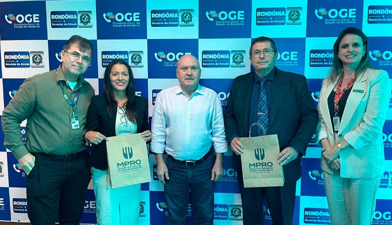 Ouvidoria do MPRO realiza visita institucional à Ouvidoria-Geral do Estado
