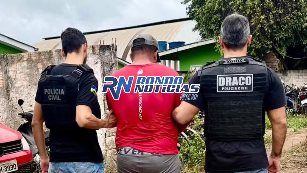 PCRO captura foragido acusado de executar sargento da PM em crime encomendado