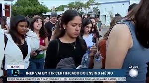 Estudantes poderão emitir certificado de conclusão do ensino médio a partir de sexta 
