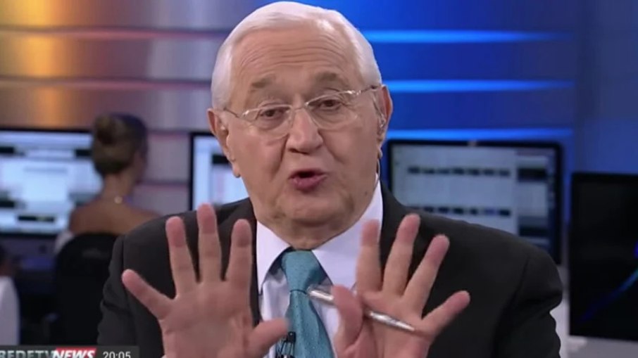 Jornalista Boris Casoy acerta com o SBT e volta à TV após quatro anos longe dos telejornais
