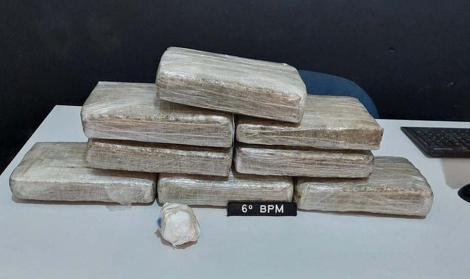 Ação conjunta apreende 8 kg de droga e desarticula rota do tráfico em Guajará-Mirim