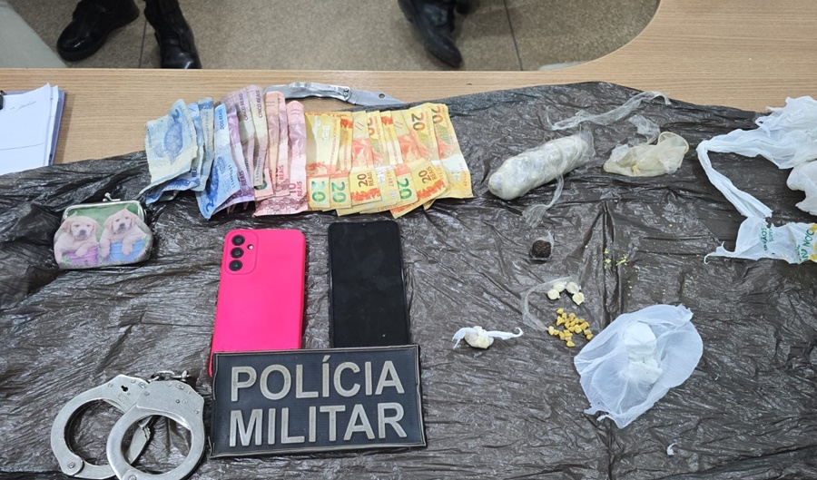 Mulher é presa por tráfico de drogas e estava com tornozeleira eletrônica em Nova Mamoré