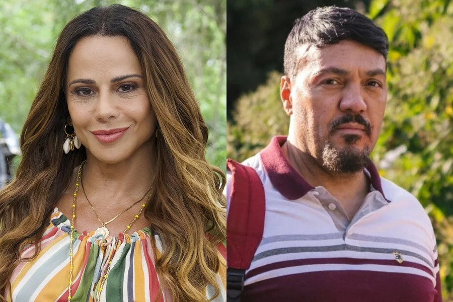 Cantor Belo fala pela 1ª vez sobre beijar a ex-mulher Viviane Araújo em novela: “Química”