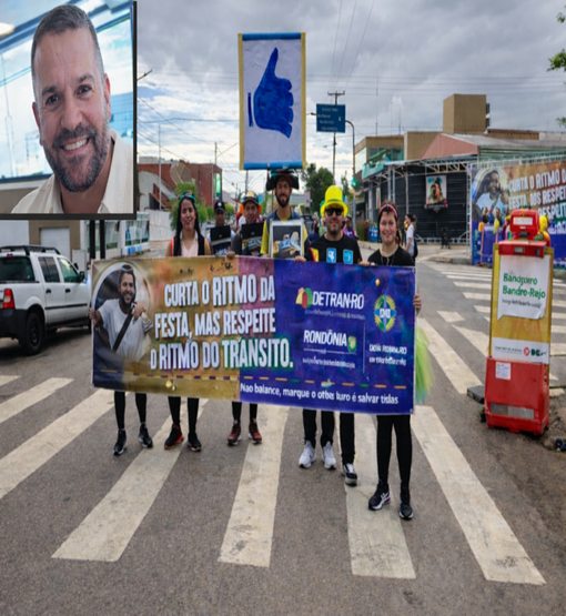 Diretor do Detran, Sandro Rocha, convoca foliões a priorizar a vida durante o Carnaval 