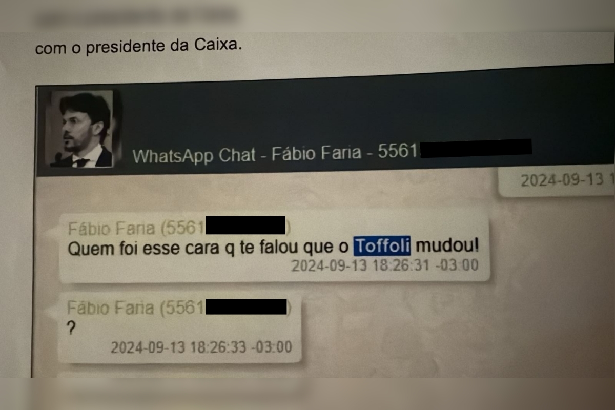 Começam a vazar conversas que comprometem o ministro Dias Toffoli do Supremo; confira