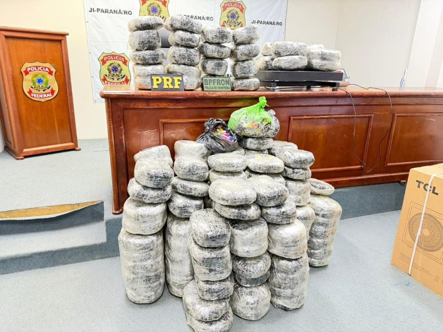 Operação Policial apreende 173 kg de maconha em ação conjunta em Rondônia
