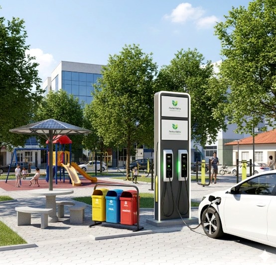 Prefeitura de Porto Velho abre edital para 12 eletropostos de carros elétricos
