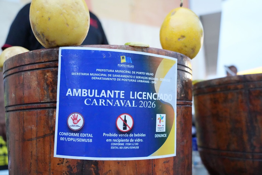 Ambulantes melhoram renda no Carnaval 2026 de Porto Velho
