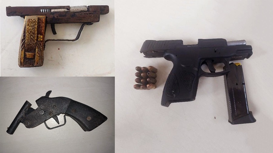 Polícia apreende três armas no município de Ji-Paraná durante o feriado de Carnaval